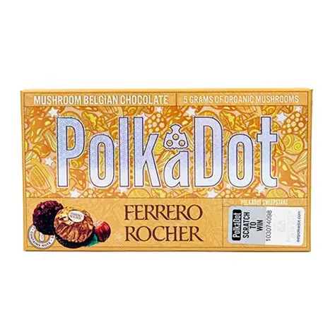 PolkaDot Ferrero Rocher Milk Chocolate Bar 5G PolkaDot Ferrero Rocher Milk Chocolate Bar 5G